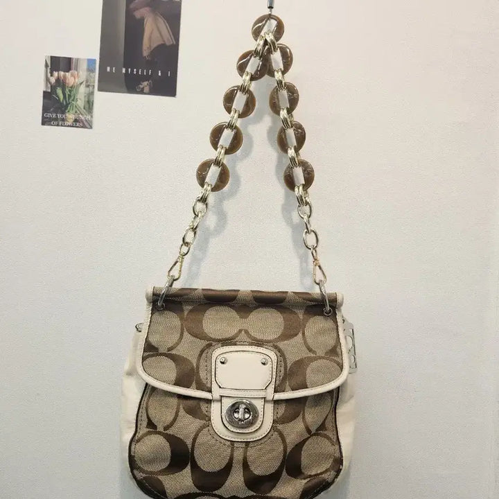 [BUNJANG] Coach Signature Chain Shoulder Bag / 코치 시그니처 숄더백 체인백