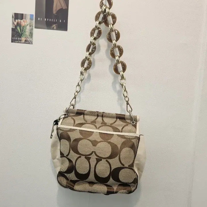 [BUNJANG] Coach Signature Chain Shoulder Bag / 코치 시그니처 숄더백 체인백