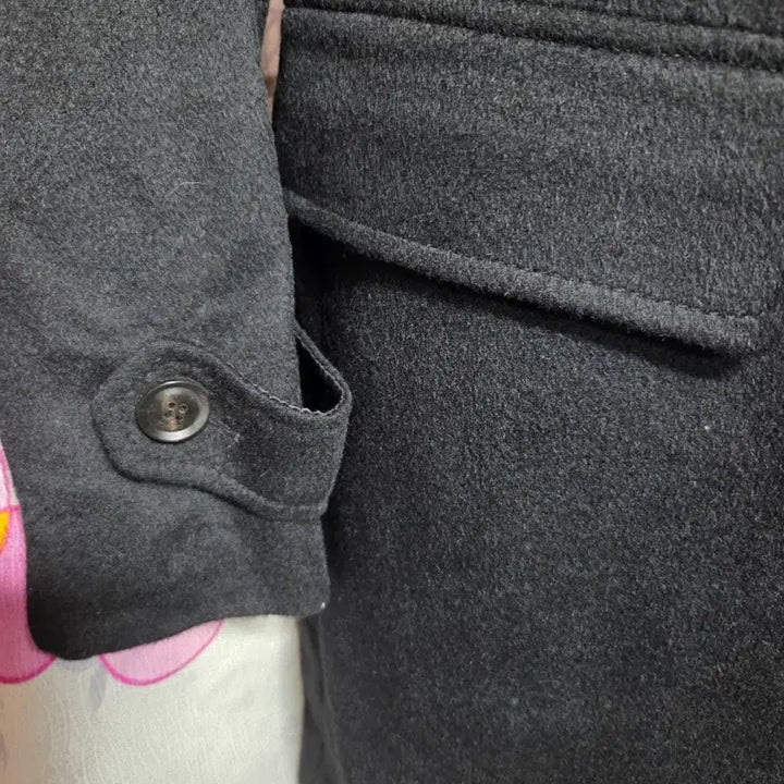 [BUNJANG] TNGT Men's Black Cashmere Coat 100 / TNGT 남성 블랙 캐시미어 코트 100