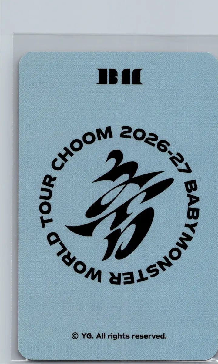 BABYMONSTER -"2026-27 BABYMONSTER WORLD TOUR" [CHOOM] Pop-Up Store Random Trading Photocard (1) [26.06.22]
