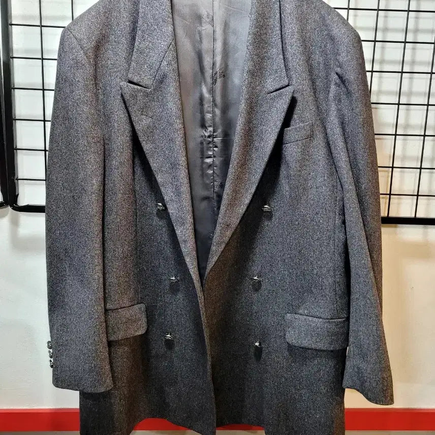 [BUNJANG] Burberry Wool Blazer Jacket / 정품 버버리 은장버튼 울 블레이져 남성자켓
