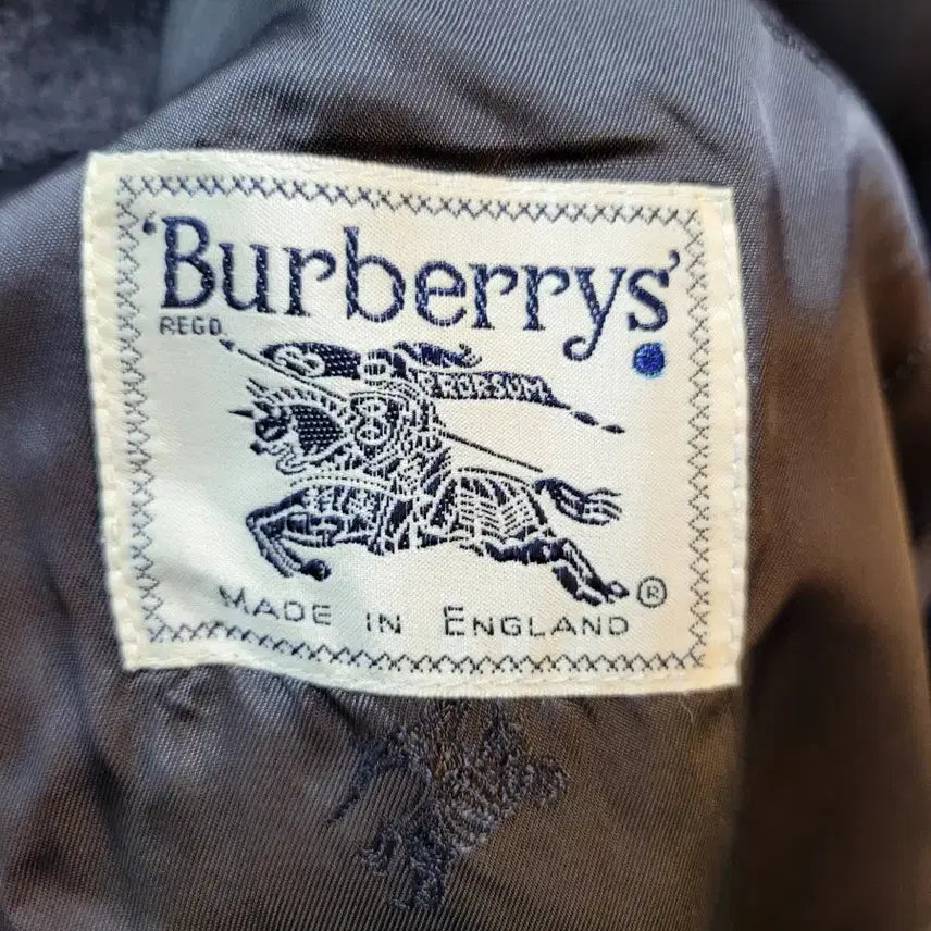 [BUNJANG] Burberry Wool Blazer Jacket / 정품 버버리 은장버튼 울 블레이져 남성자켓