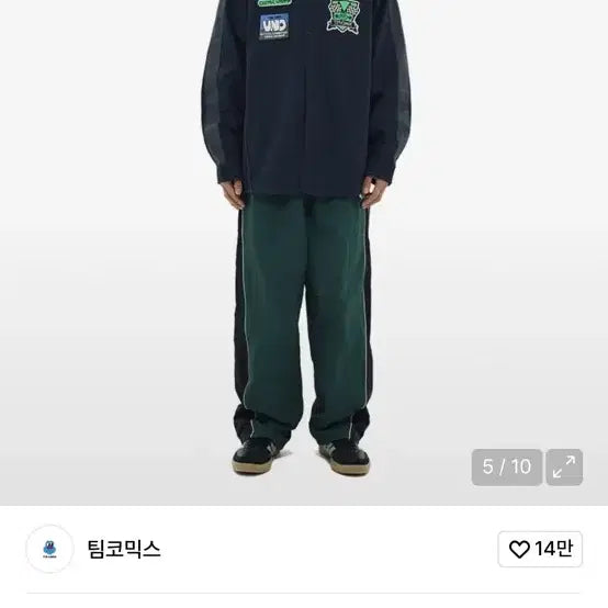 [BUNJANG] Team Comics Navy Jacket (M) / 팀코믹스 자켓 네이비 m