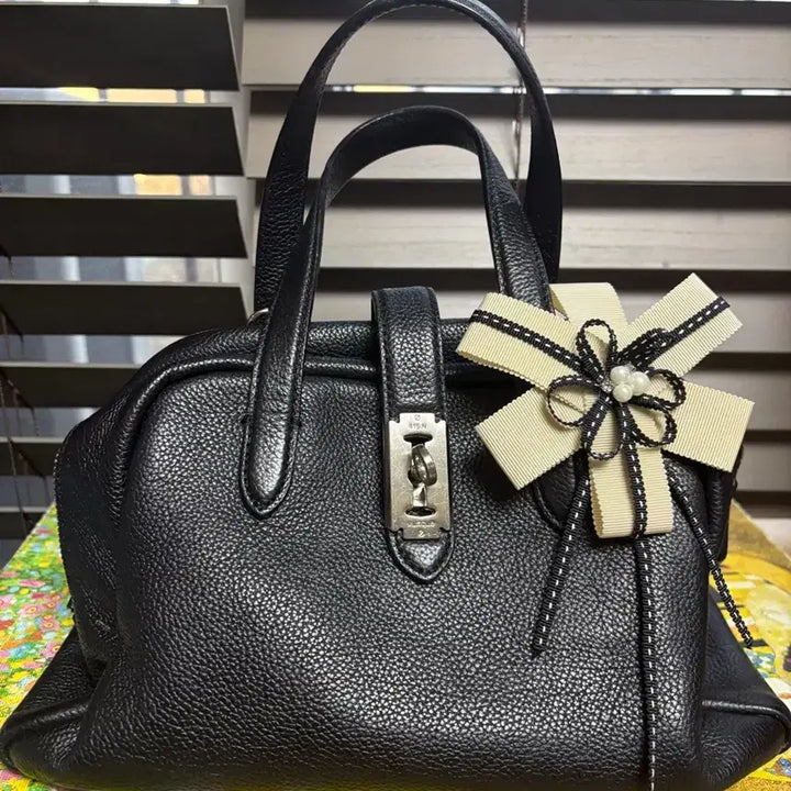 [BUNJANG] Vunque Talk Tote S Black Bag + 2 Straps Full Set / 분크