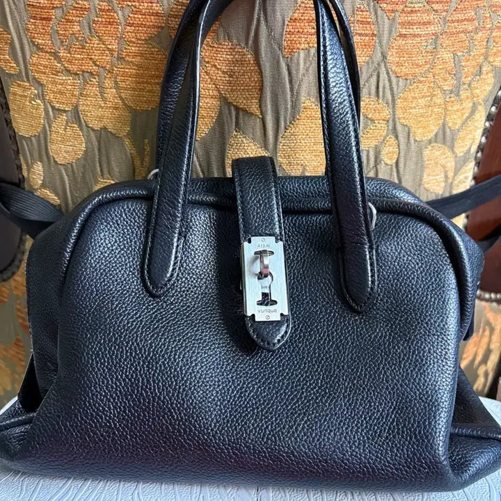 [BUNJANG] Vunque Talk Tote S Black Bag + 2 Straps Full Set / 분크