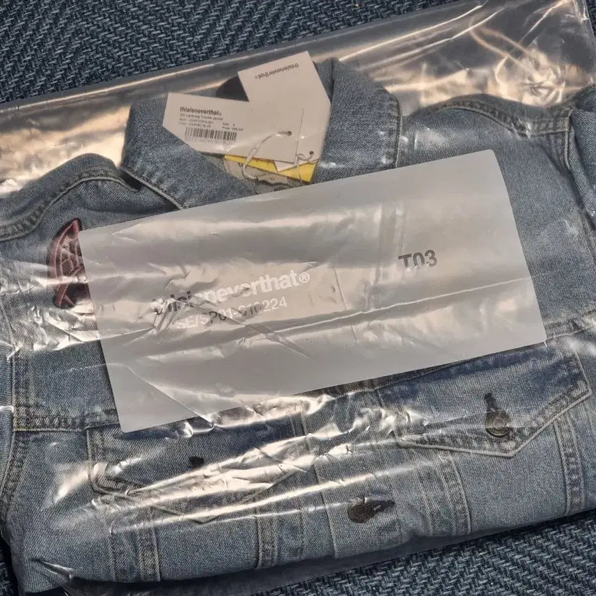 [BUNJANG] thisisneverthat Grateful Dead Trucker Jacket Washed Blue / 디스이즈네버댓 그레이트풀데드 트러커 자켓 워시드 블루