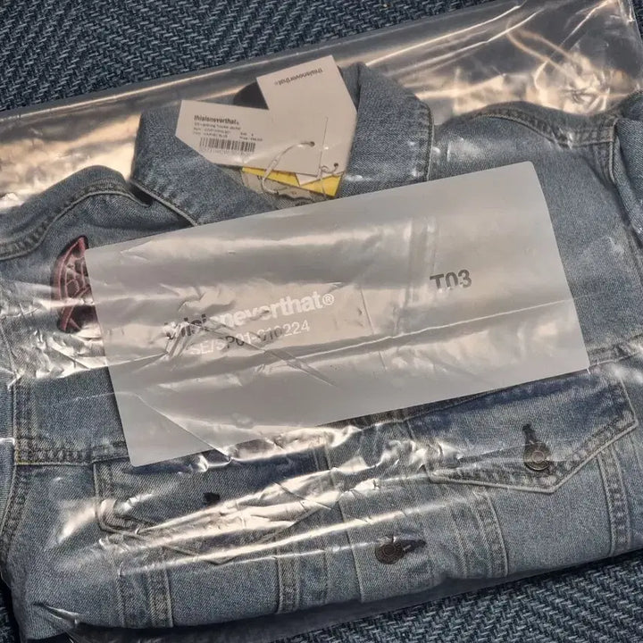 [BUNJANG] thisisneverthat Grateful Dead Trucker Jacket Washed Blue / 디스이즈네버댓 그레이트풀데드 트러커 자켓 워시드 블루