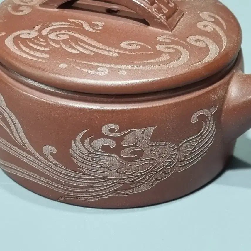[BUNJANG] Yixing Zisha Teapot with Certificate - Dragon and Phoenix / 이싱자사호 증서포함-용봉. 가로13고5.5