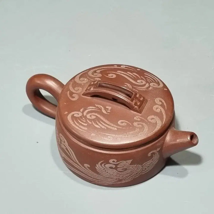 [BUNJANG] Yixing Zisha Teapot with Certificate - Dragon and Phoenix / 이싱자사호 증서포함-용봉. 가로13고5.5