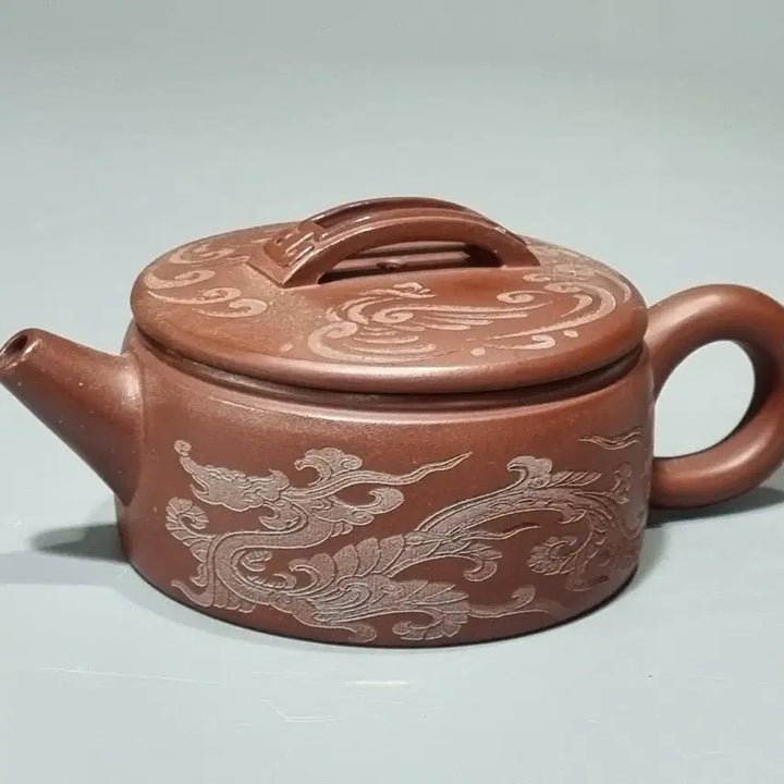 [BUNJANG] Yixing Zisha Teapot with Certificate - Dragon and Phoenix / 이싱자사호 증서포함-용봉. 가로13고5.5