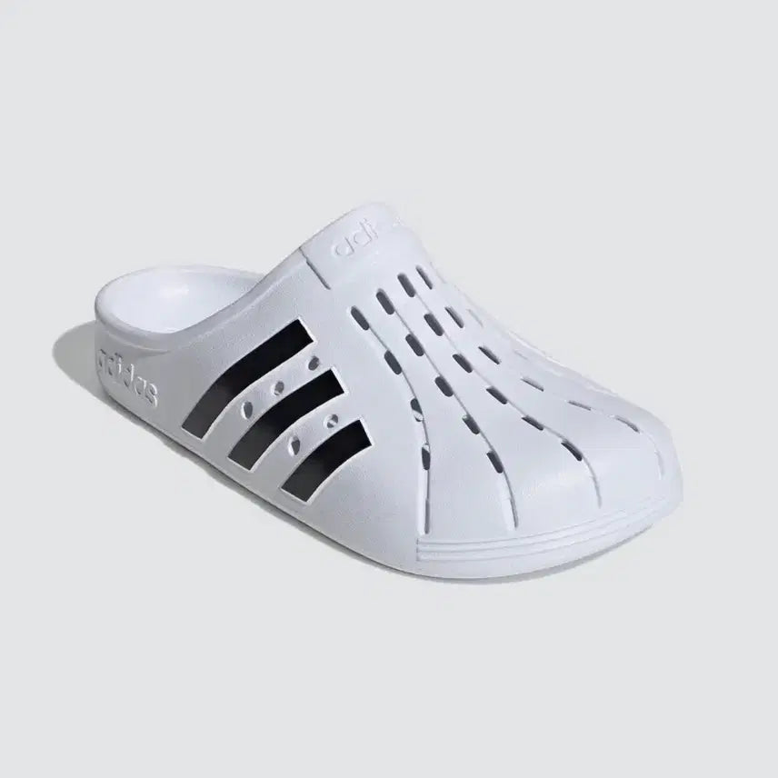 [BUNJANG] Adidas Adilette Clogs - White 235 / 아디다스 아딜렛 클로그 - 화이트 235