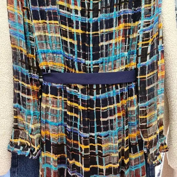 [BUNJANG] Isabey Chiffon Checkered Dress (Size 55) / 이사베이 쉬폰 원피스(55)