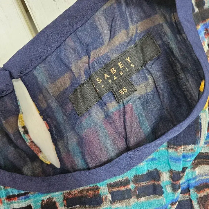 [BUNJANG] Isabey Chiffon Checkered Dress (Size 55) / 이사베이 쉬폰 원피스(55)