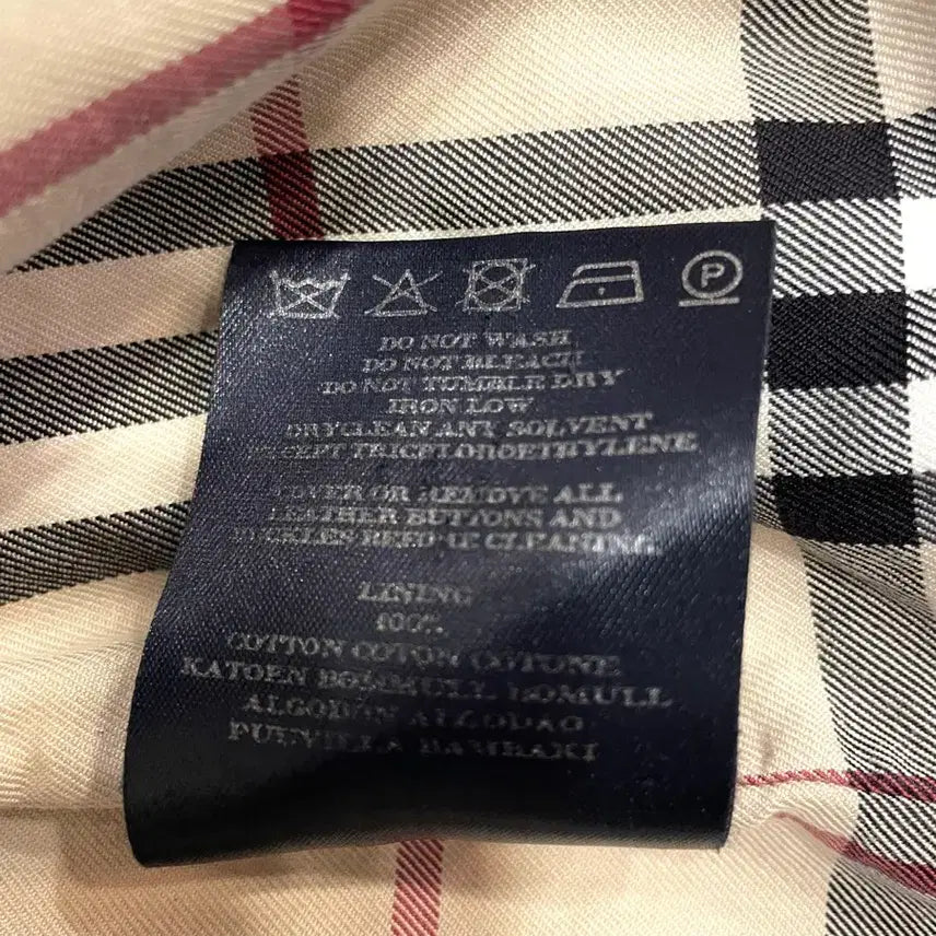 [BUNJANG] Burberry London Cream Hooded Windbreaker Coat (Size 55-55.5) / 정품)) 버버리 런던 크림색 후드 코트 바람막이 55~55반