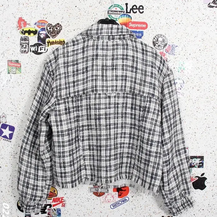 [SOLD OUT] 여성XS / 자라 데일리 오버핏 체크 셔츠자켓WT 26-34