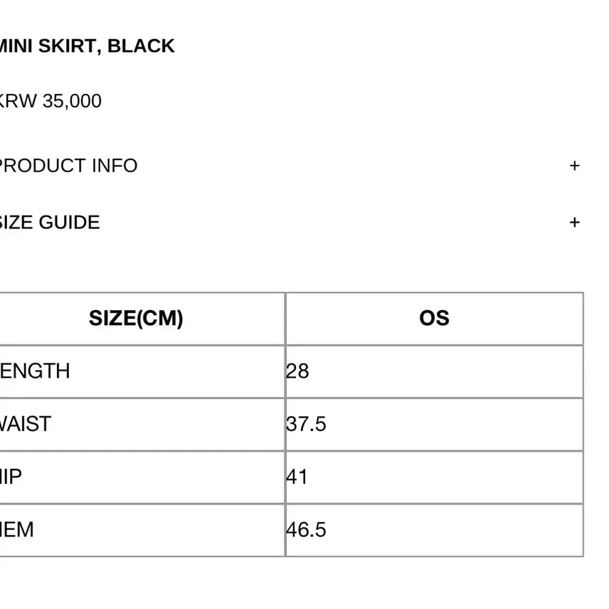 [BUNJANG] Justhaus Mini Skirt / 저스트하우스 mini skirt, black