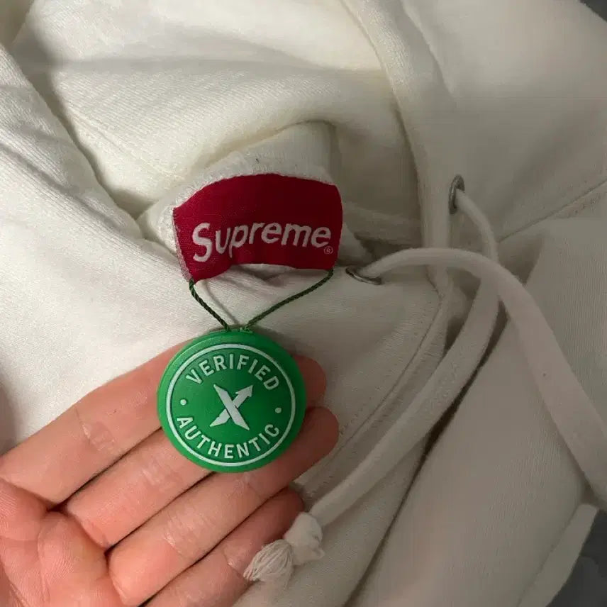 [BUNJANG] Supreme Jacquard Big Logo Hoodie M Size / 슈프림 자카드 빅로고 m사이즈 판매합니다
