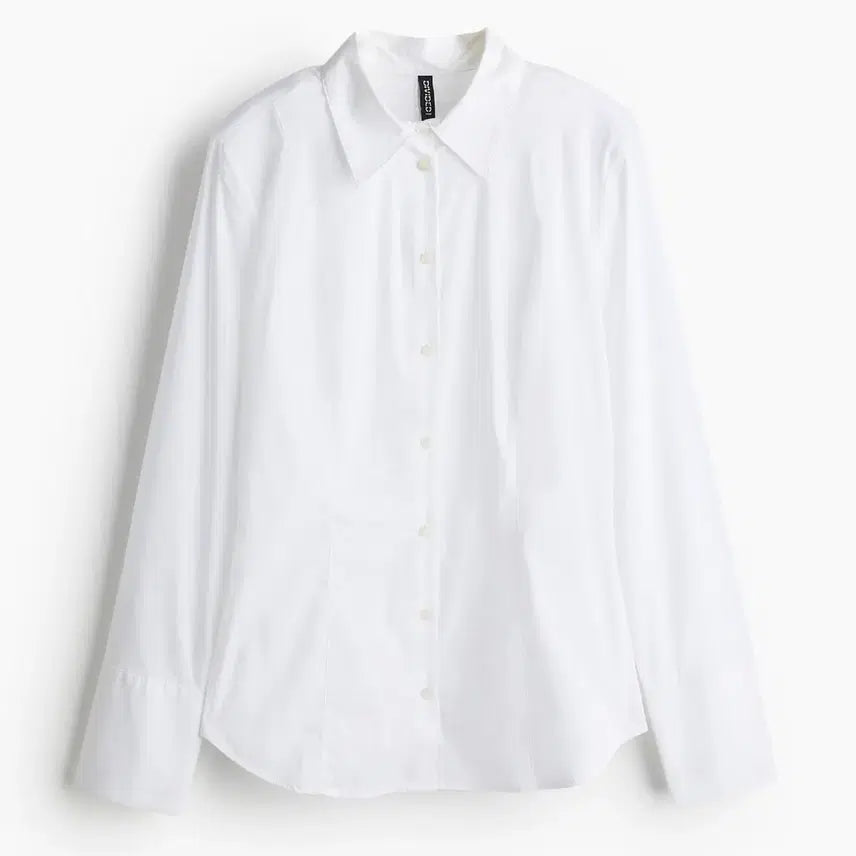 [BUNJANG] H&amp;M White Shirt S / H&amp;M 에이치엔엠 화이트 셔츠 S