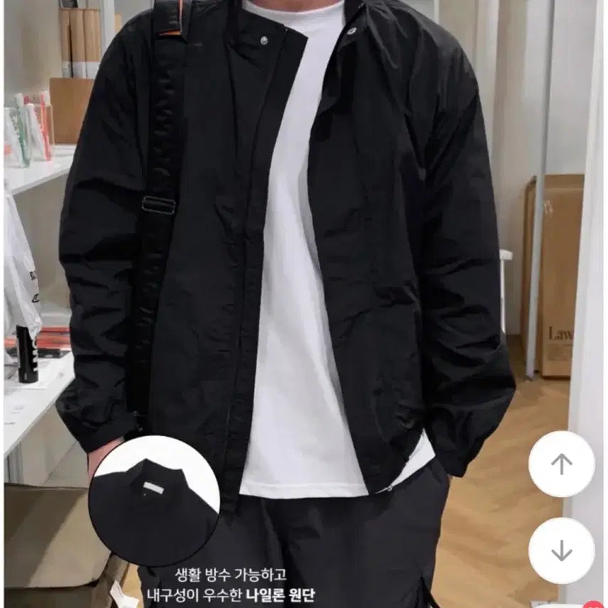 [BUNJANG] Nylon Windbreaker Jacket / 나일론바람막이