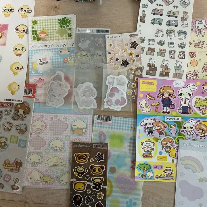 [BUNJANG] Various Stickers Bundle Set / 완소클럽 서티님 하토님 리락쿠마 JUMANi님 다꾸스티커 양도