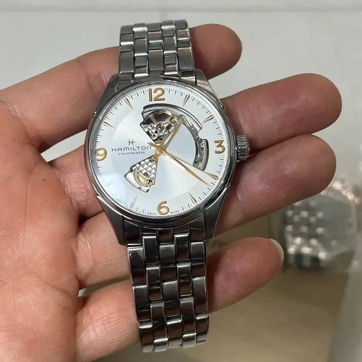 [BUNJANG] Hamilton Open Heart Gold Watch / 해밀턴 오픈하트 골드