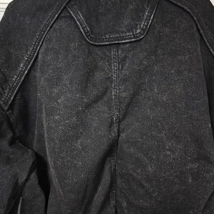 [BUNJANG] Juun.J Black Denim Ma-1 Jacket / 준지 흑청 데님 마원 48사이즈