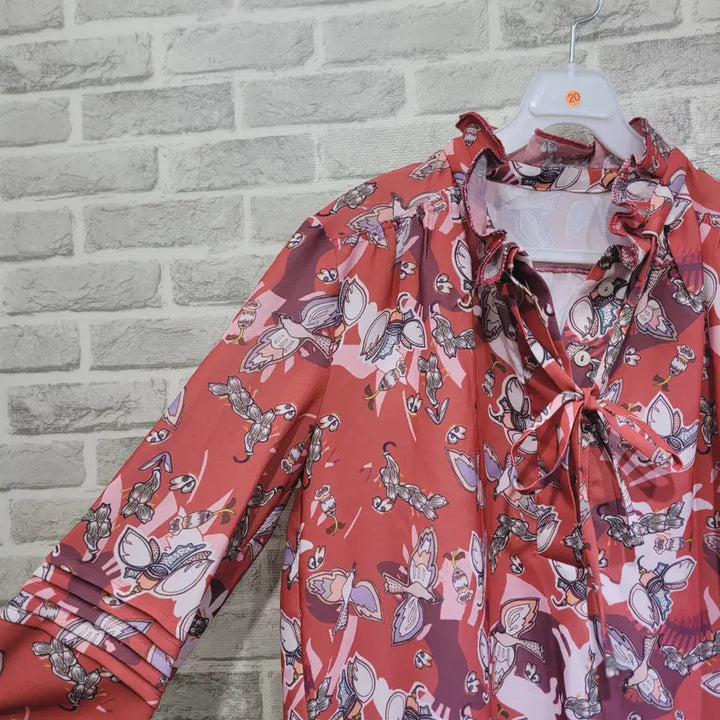[SOLD OUT] ㅈ20 패턴 블라우스 F