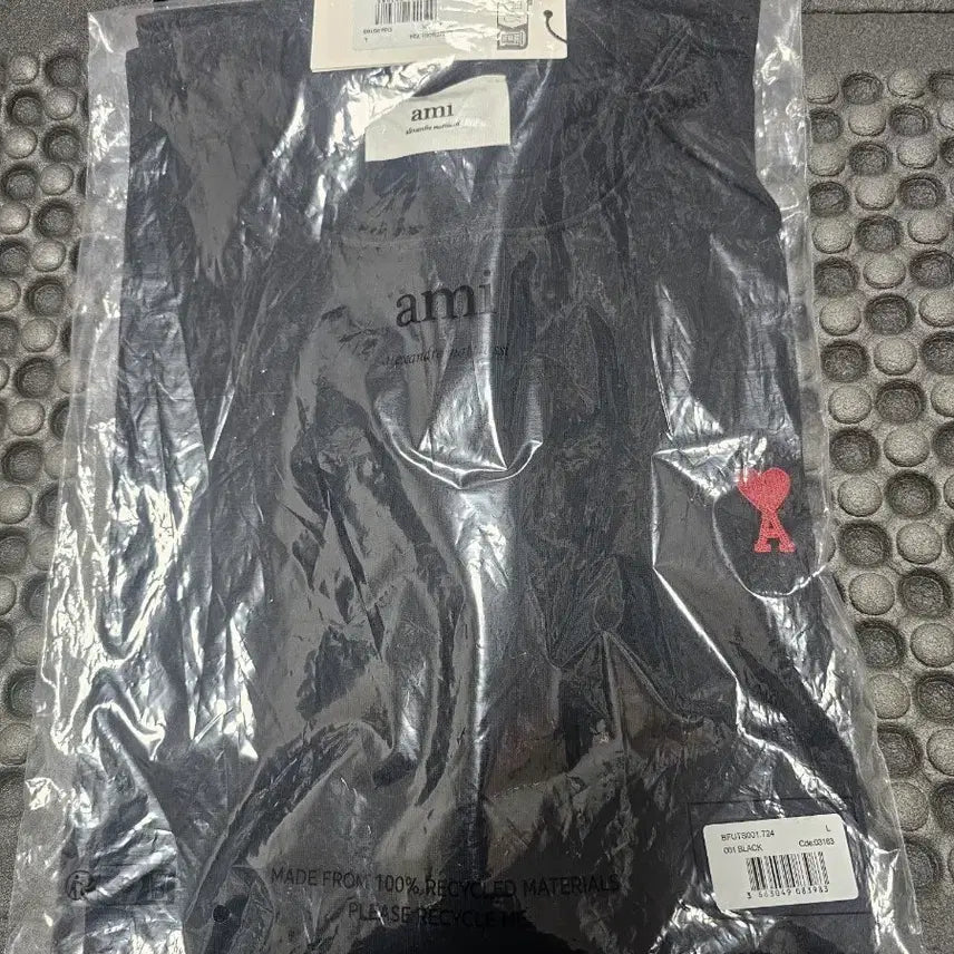 [SOLD OUT] 아미 블랙 하트 로고 맨투맨 L