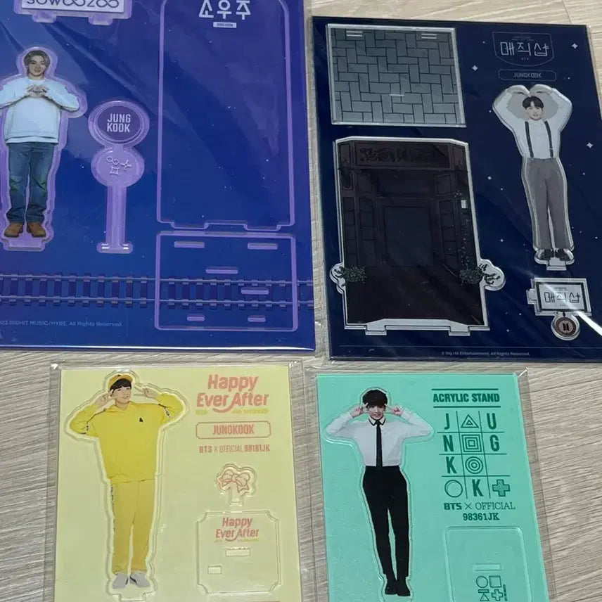 [BUNJANG] BTS Jungkook Acrylic Stand Bundle Set / (공식굿즈) 정국 아크릴스탠드 일괄양도