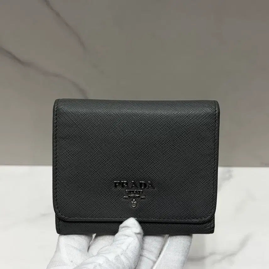 [BUNJANG] Prada Vitello Move Flap Wallet / [정품] 프라다 비텔로 플랩 반지갑