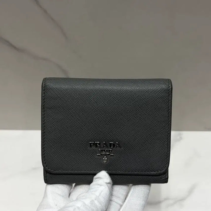 [BUNJANG] Prada Vitello Move Flap Wallet / [정품] 프라다 비텔로 플랩 반지갑