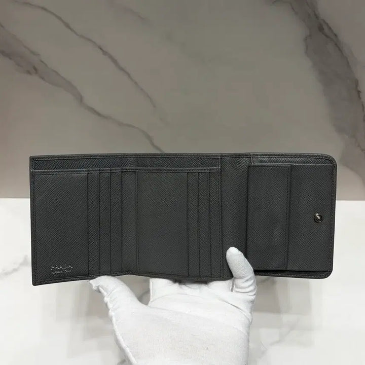 [BUNJANG] Prada Vitello Move Flap Wallet / [정품] 프라다 비텔로 플랩 반지갑