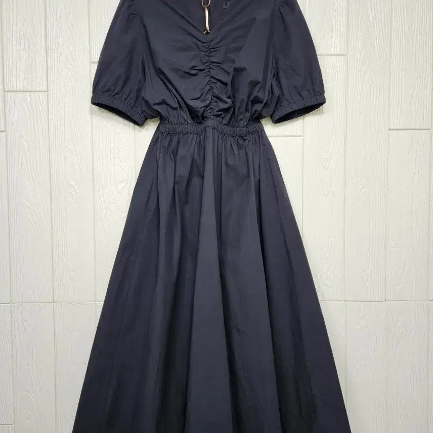 [BUNJANG] Navy Sherie One-Piece Dress / 네이비셔리연원피스