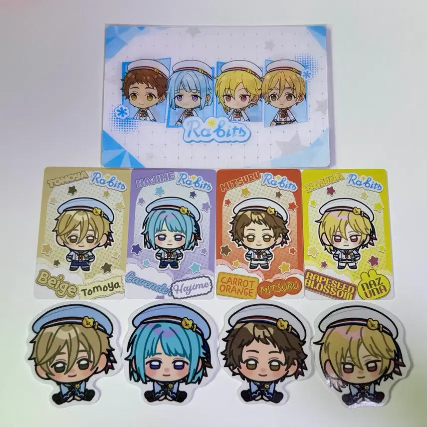 [BUNJANG] Ensemble Stars Mitsuru Hajime Nazuna Tomoya Wagl-Wagl Chibi Pop-up Special Gift Galaxy / 앙스타 미츠루 하지메 나즈나 토모야 동심치비팝업 특전 와글와글 갤럭시