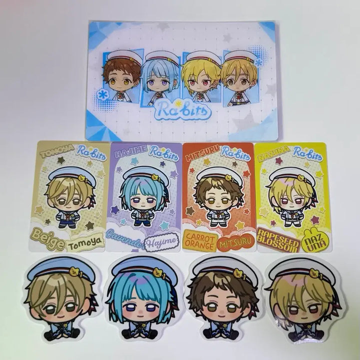 [BUNJANG] Ensemble Stars Mitsuru Hajime Nazuna Tomoya Wagl-Wagl Chibi Pop-up Special Gift Galaxy / 앙스타 미츠루 하지메 나즈나 토모야 동심치비팝업 특전 와글와글 갤럭시