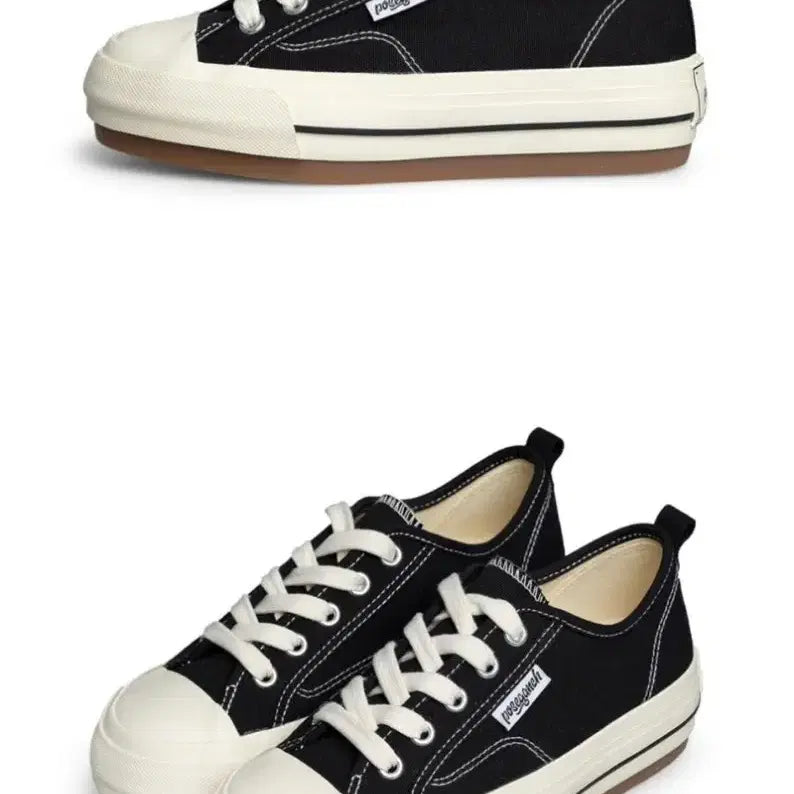 [BUNJANG] Pose Ganch Musubi Black Sneakers / 포즈간츠 Pose Ganch 무스비 블랙 스니커즈