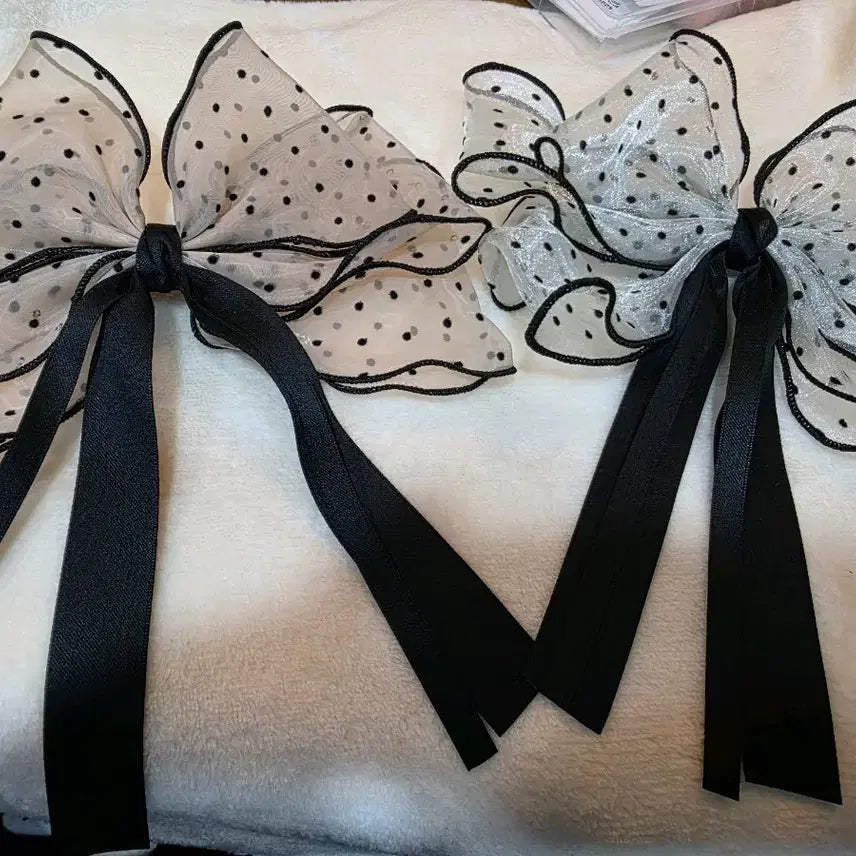 [BUNJANG] Dot Ribbon Hairpin / 도트리본헤어핀(하나가격