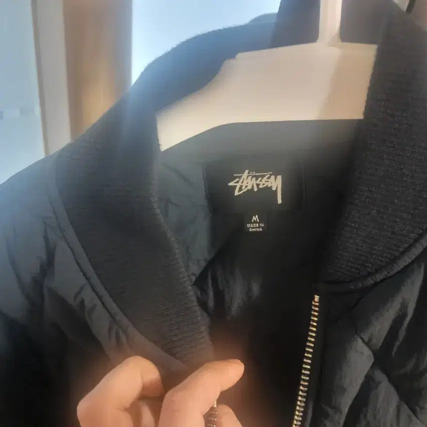 [BUNJANG] Stussy Dice Quilted Liner Jacket Black M / 스투시 다이스 퀼티드 라이너 자켓 블랙 M