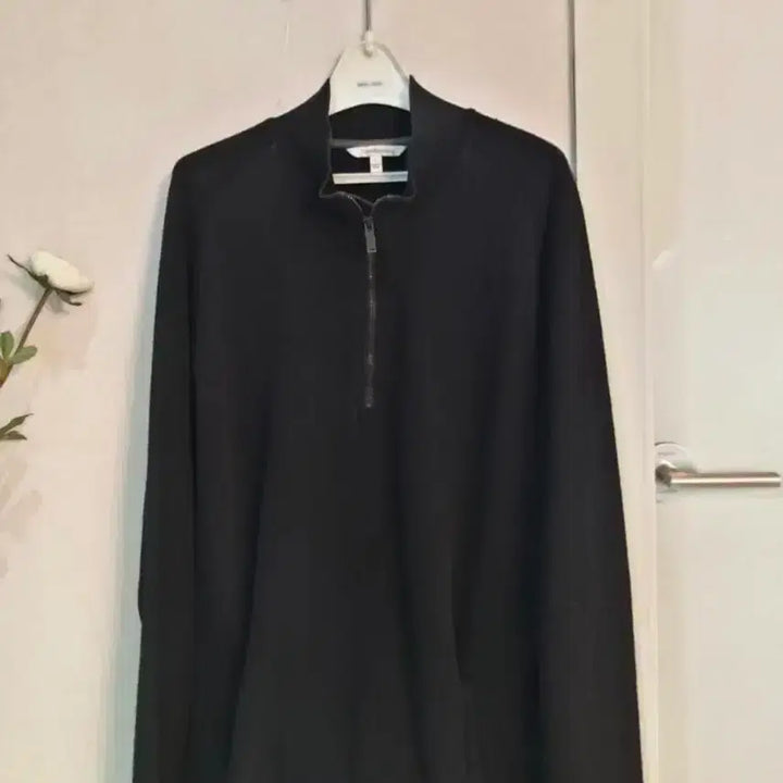 [BUNJANG] Calvin Klein Half-Zip Knit Anorak L / 캘빈클라인 반집업 니트식아노락 L