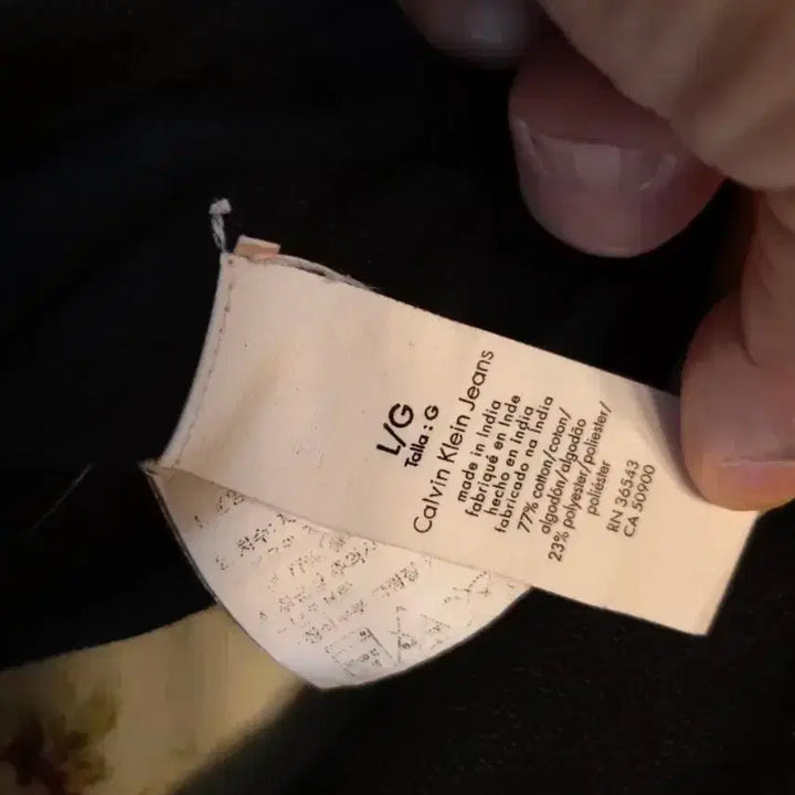 [BUNJANG] Calvin Klein Half-Zip Knit Anorak L / 캘빈클라인 반집업 니트식아노락 L