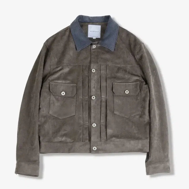 [BUNJANG] Mud Salt Suede Trucker Jacket Type 2 - Charcoal / 머드솔트 스웨이드 트러커 자켓 Type2. 차콜