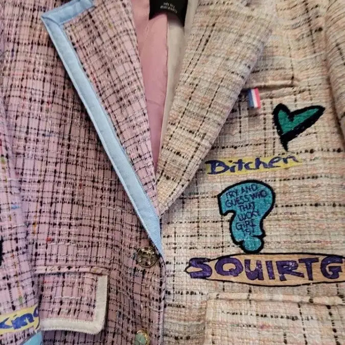 [BUNJANG] 2nd K Asymmetrical Tweed Jacket / 2nd k 언발 트위드자켓