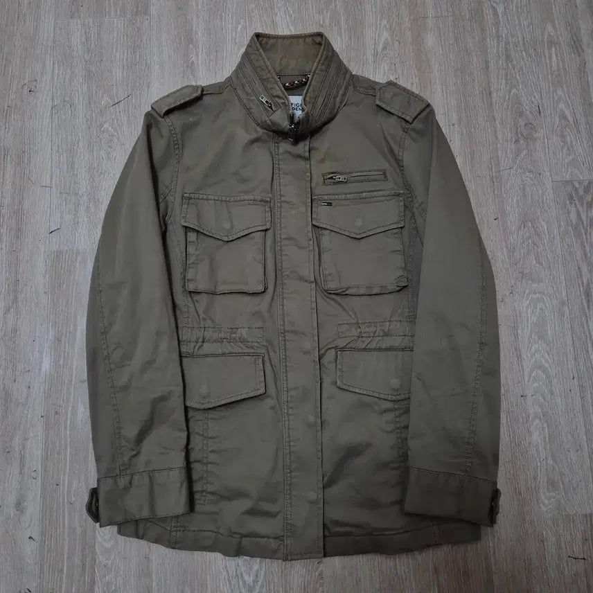 [BUNJANG] Tommy Hilfiger Denim M65 Field Jacket / 타미힐피거 데님 미니플래그 포켓 M65 야상자켓 S(90)