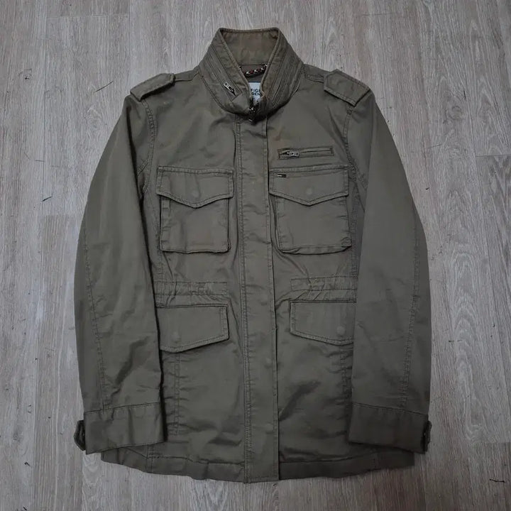 [BUNJANG] Tommy Hilfiger Denim M65 Field Jacket / 타미힐피거 데님 미니플래그 포켓 M65 야상자켓 S(90)