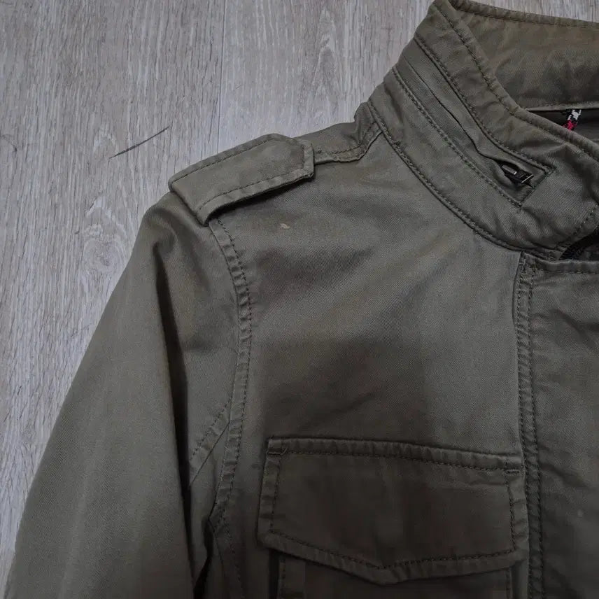 [BUNJANG] Tommy Hilfiger Denim M65 Field Jacket / 타미힐피거 데님 미니플래그 포켓 M65 야상자켓 S(90)