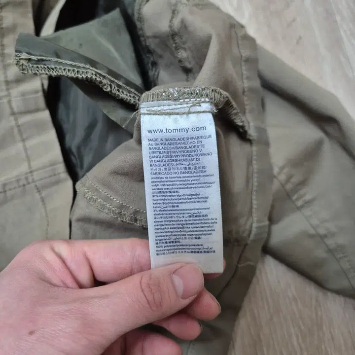 [BUNJANG] Tommy Hilfiger Denim M65 Field Jacket / 타미힐피거 데님 미니플래그 포켓 M65 야상자켓 S(90)