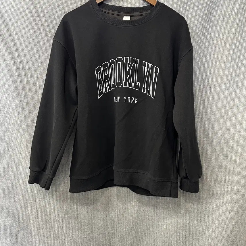 [BUNJANG] Black Oversized Men's Sweatshirt / 블랙 맨투맨