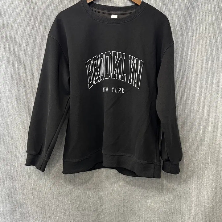 [BUNJANG] Black Oversized Men's Sweatshirt / 블랙 맨투맨