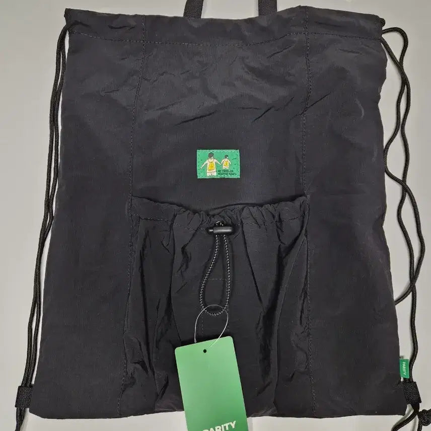 [BUNJANG] Parity Foldable Gym Sack Black / 패리티 폴더블 짐색 블랙 새상품 단종