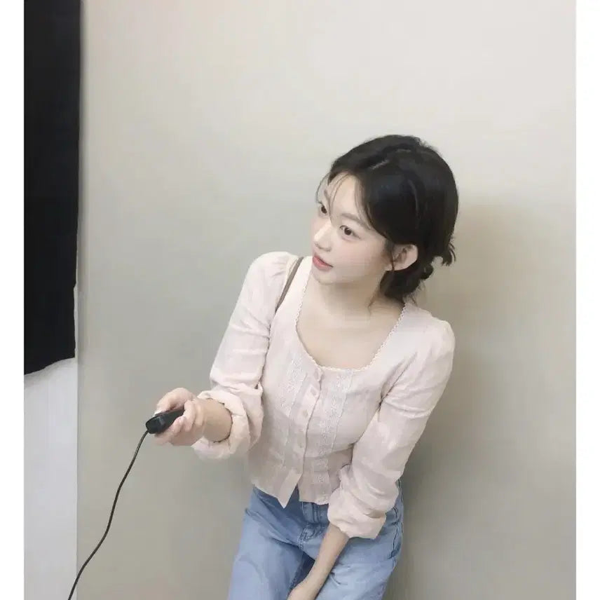 [BUNJANG] Zenio Pearl Ethnic Blouse / [made] 펄 에스닉 블라우스 제니오